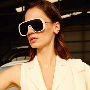 Kenzo Black and White Sunglasses